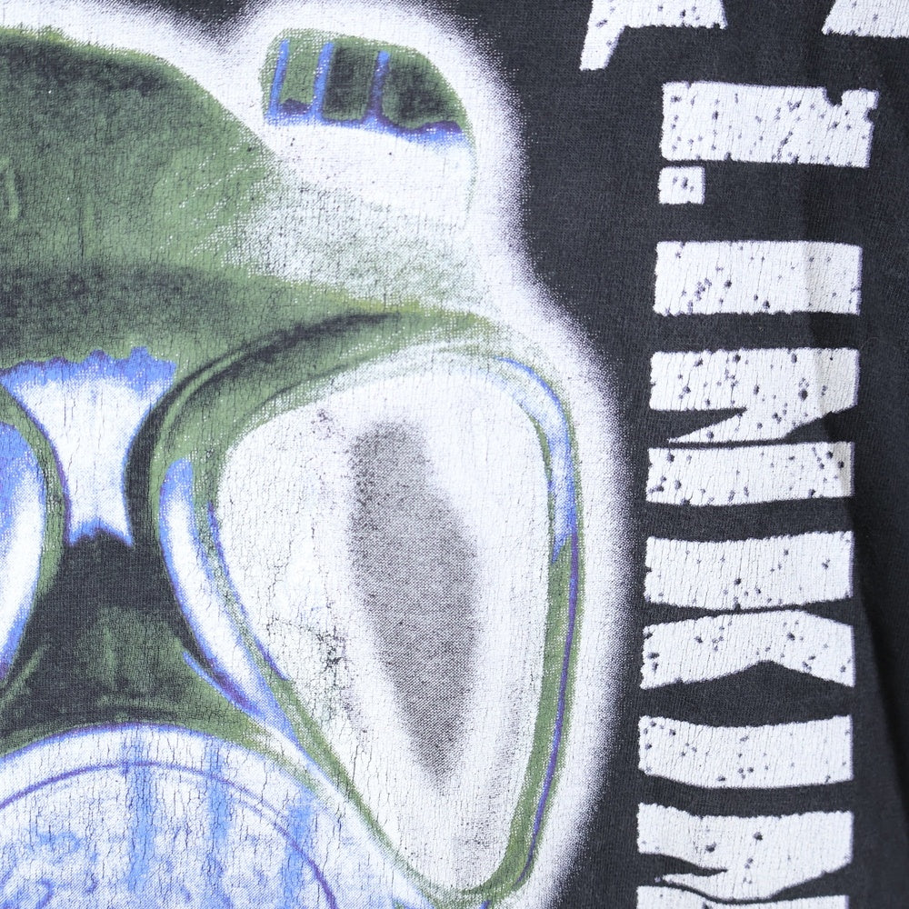 VINTAGE(ヴィンテージ) 90s LINKIN PARK METEORA GAS MASK TEE リンキンパーク ガスマスク 両面プリント半袖Tシャツ カットソー ブラック