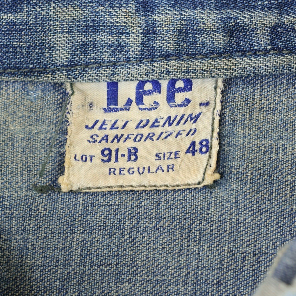 LEE(リー) 50s VINTAGE Lee 91-B デニムワークジャケット 棒TALON インディゴ