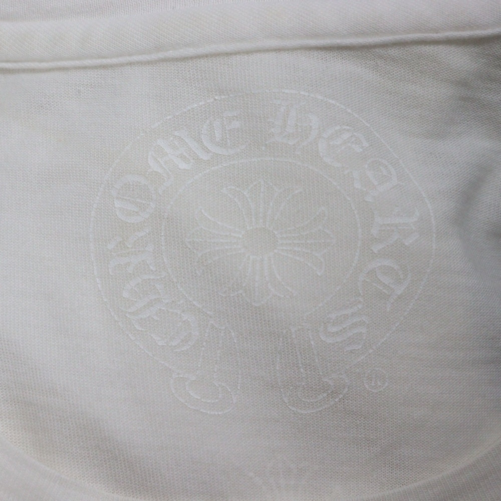 CHROME HEARTS(クロムハーツ) CH T-SHRT CHプラス クロスプリント 半袖Tシャツ ホワイト