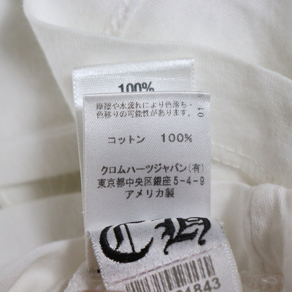 CHROME HEARTS(クロムハーツ) CH T-SHRT CHプラス クロスプリント 半袖Tシャツ ホワイト