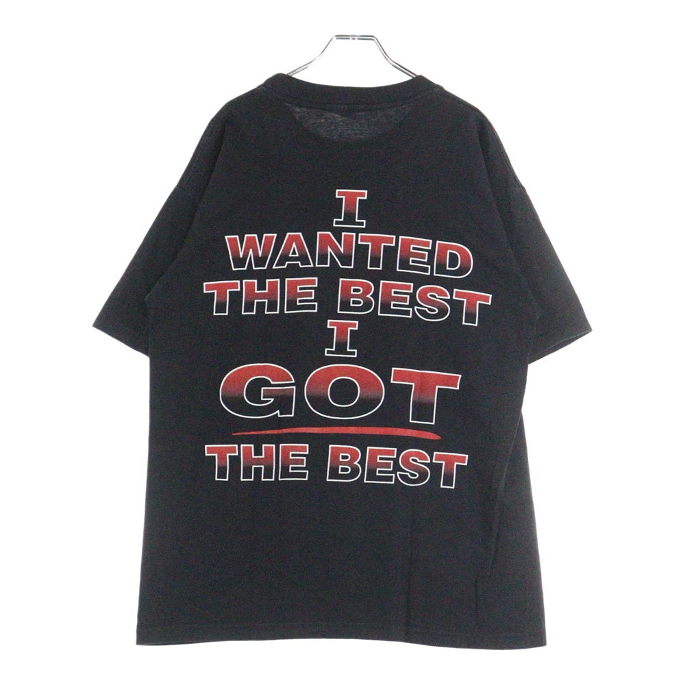 VINTAGE(ヴィンテージ) 90S KISS ALIVE WORLDWIDE TOUR 1996 キス 両面プリント 半袖Tシャツ ブラック