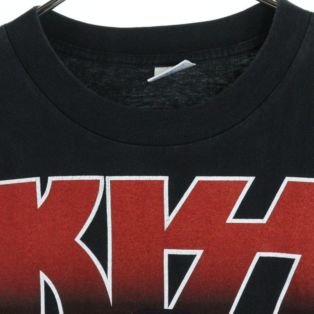 VINTAGE(ヴィンテージ) 90S KISS ALIVE WORLDWIDE TOUR 1996 キス 両面プリント 半袖Tシャツ ブラック