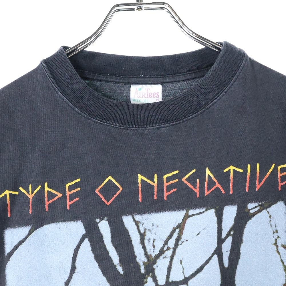 VINTAGE(ヴィンテージ) 90S Type O Negative All You Need Is Blood 1996 タイプオー 両面プリント ロングスリーブ 長袖Tシャツ ブラック