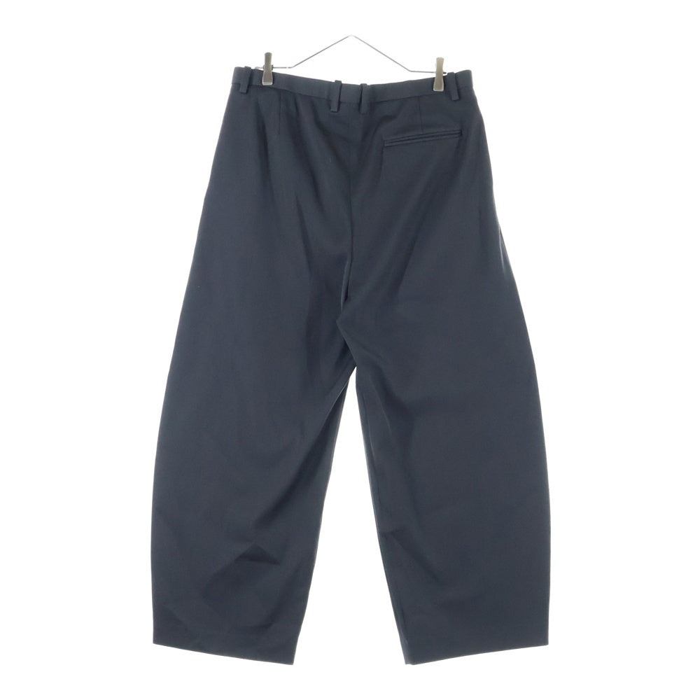 H BEAUTY&YOUTH(エイチ ビューティーアンドユース) WIDE PANTS ワイドスラックス パンツ ブラック 1214-1-000002