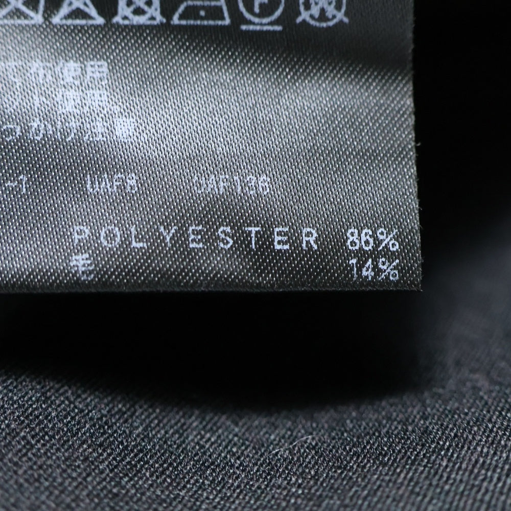 H BEAUTY&YOUTH(エイチ ビューティーアンドユース) WIDE PANTS ワイドスラックス パンツ ブラック 1214-1-000002