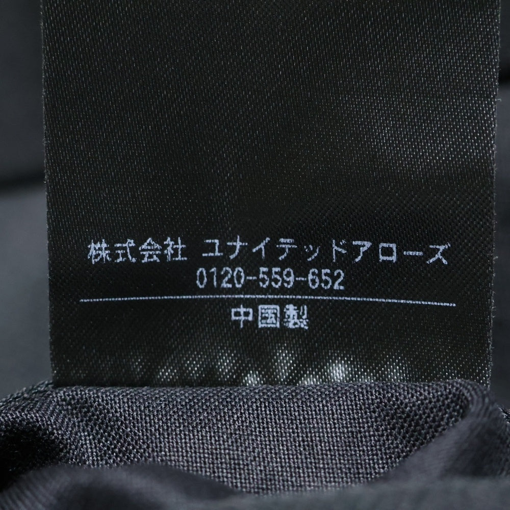 H BEAUTY&YOUTH(エイチ ビューティーアンドユース) WIDE PANTS ワイドスラックス パンツ ブラック 1214-1-000002