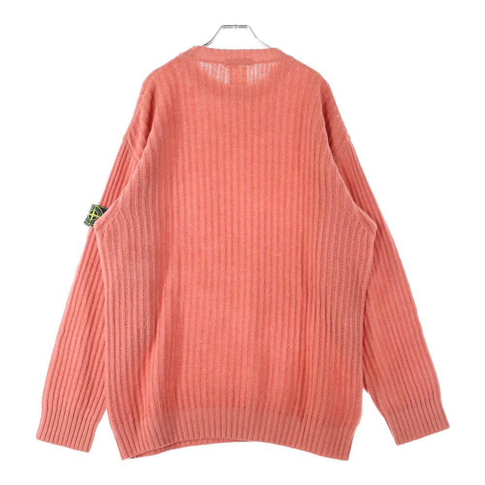 STONE ISLAND(ストーンアイランド) 90s ARCHIVE Green Edge マッシモオスティ期 ケーブル ニット セーター ピンク