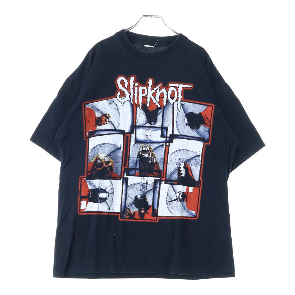 VINTAGE(ヴィンテージ) 00S SLIPKNOT BOOTLEG スリップノット ブートレグ 両面プリント 半袖Tシャツ ブラック