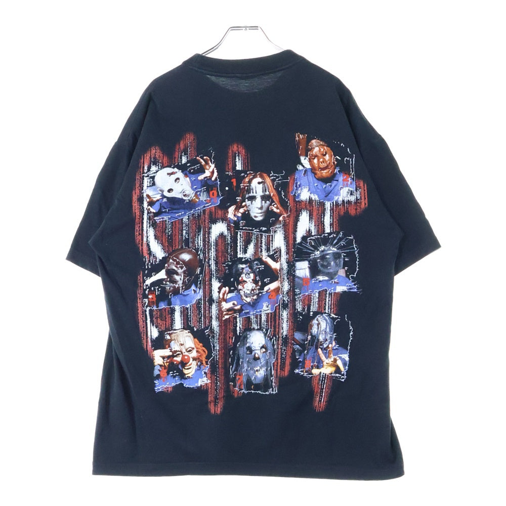 VINTAGE(ヴィンテージ) 00S SLIPKNOT BOOTLEG スリップノット ブートレグ 両面プリント 半袖Tシャツ ブラック