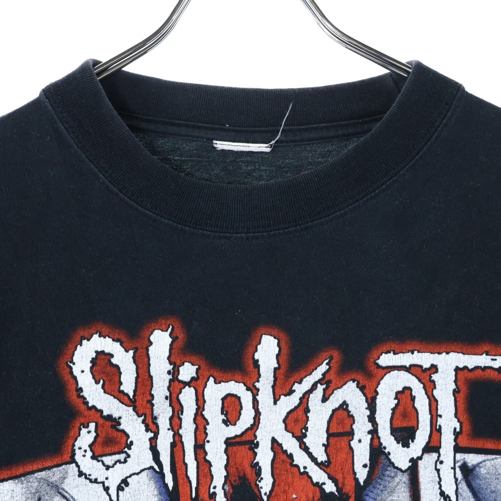 VINTAGE(ヴィンテージ) 00S SLIPKNOT BOOTLEG スリップノット ブートレグ 両面プリント 半袖Tシャツ ブラック