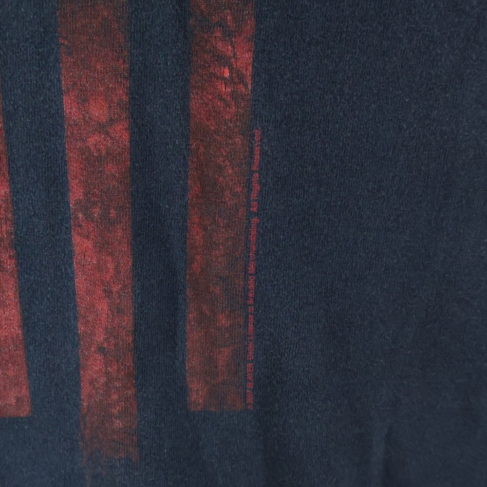 VINTAGE(ヴィンテージ) 00S SLAYER スレイヤー 両面プリント 半袖Tシャツ ブラック