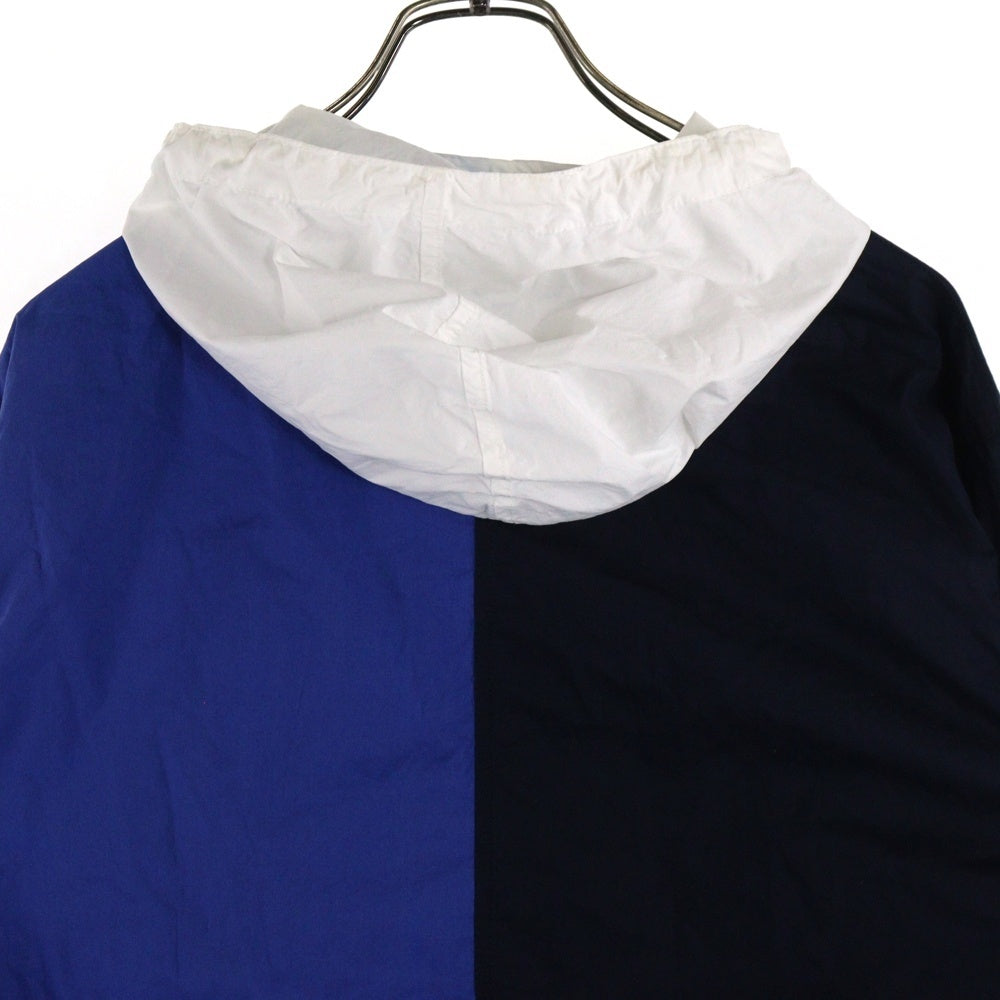 POLO RALPH LAUREN(ポロラルフローレン) STADIUM 1992 復刻 ハーフジップ アノラックジャケット プルオーバー フーディ ネイビー/ブルー
