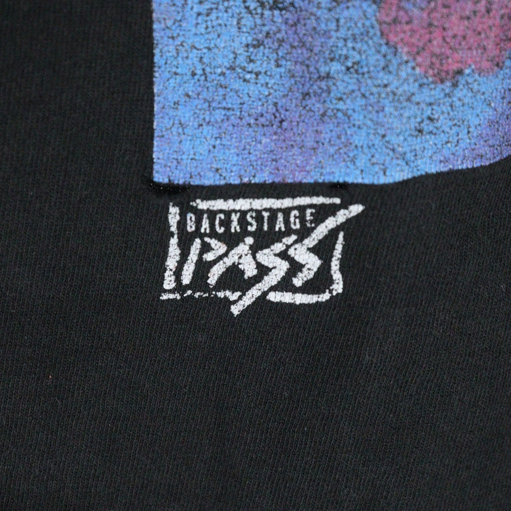VINTAGE(ヴィンテージ) 90s NIRVANA SLIVER BACKSTAGE PASS ニルヴァーナ スリバー バックステージパス 両面プリント 半袖Tシャツ ブラック