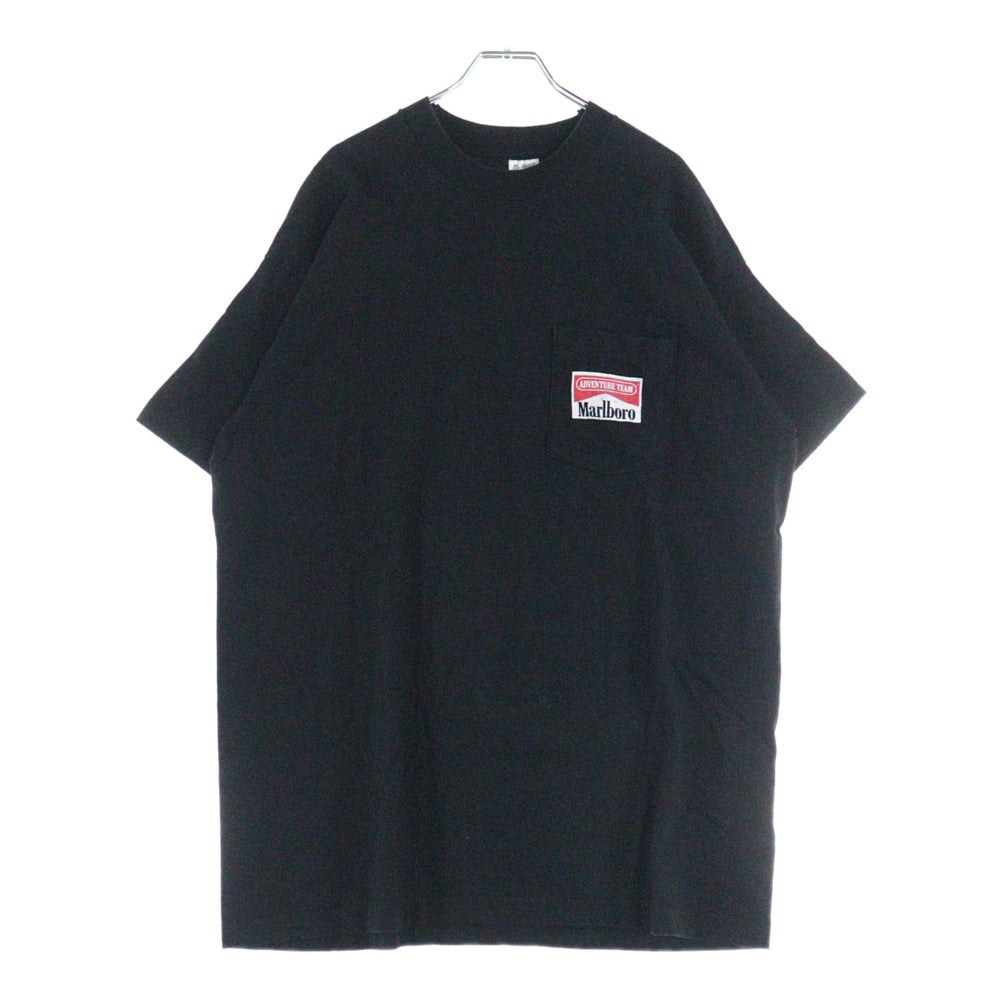 VINTAGE(ヴィンテージ) 90s Marlboro COYOTE BLUFF POCKET TEE マルボロ コヨーテ 両面プリント半袖Tシャツ カットソー ブラック