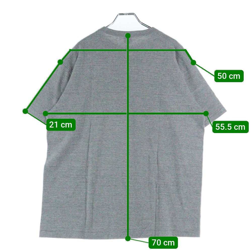 STANDARD CALIFORNIA(スタンダード カリフォルニア) SD 88/12 LOGO ロゴプリント 半袖Tシャツ カットソー グレー