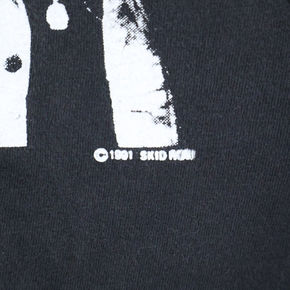 VINTAGE(ヴィンテージ) 90s SKID ROW NO FUCKIN'S FRII.I.S TOUR TEE 1992/1992 スキッドロウ 半袖Tシャツ カットソー ブラック