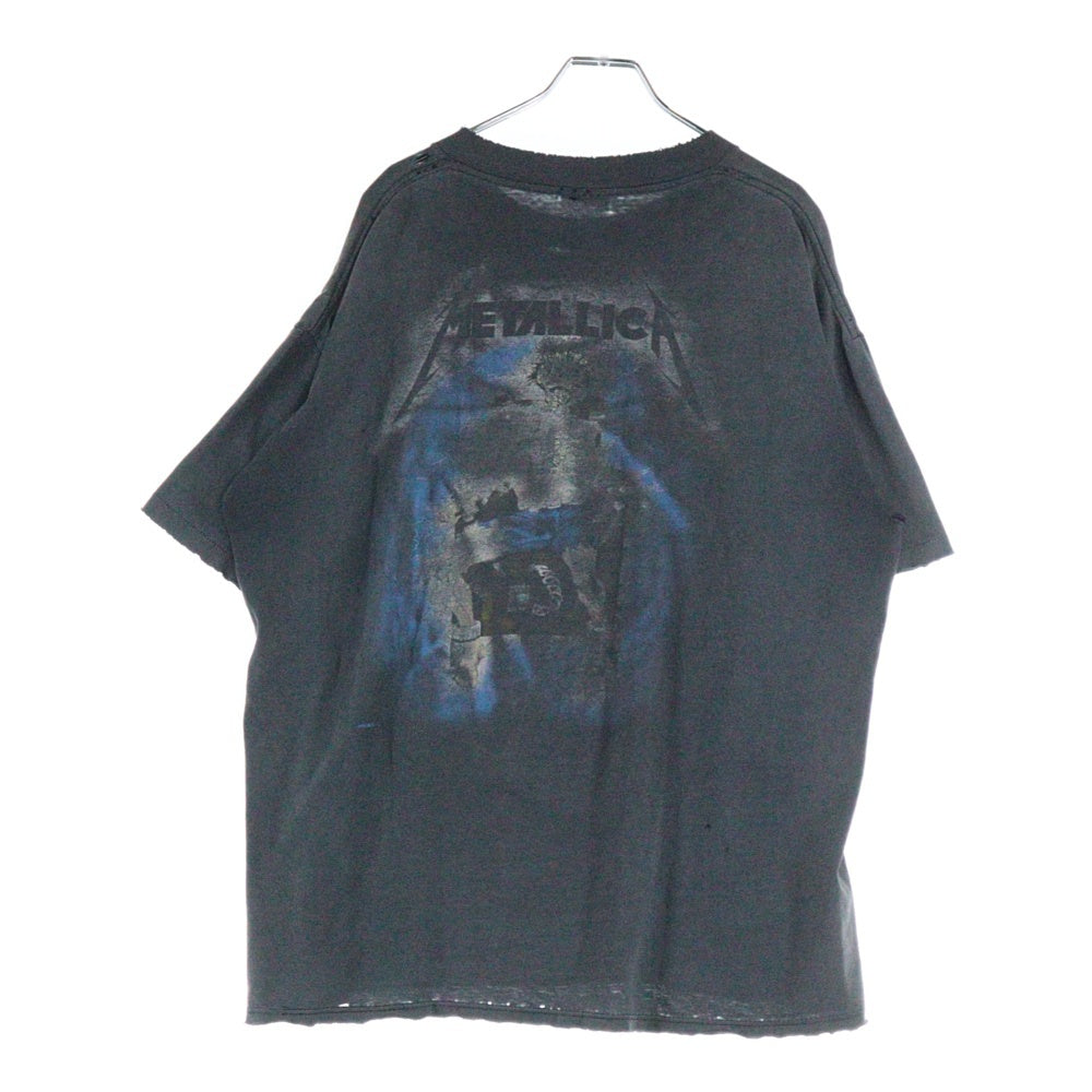 VINTAGE(ヴィンテージ) 1985 METALLICA Metal Up Your Ass メタリカ 両面プリント 半袖Tシャツ カットソー ブラック