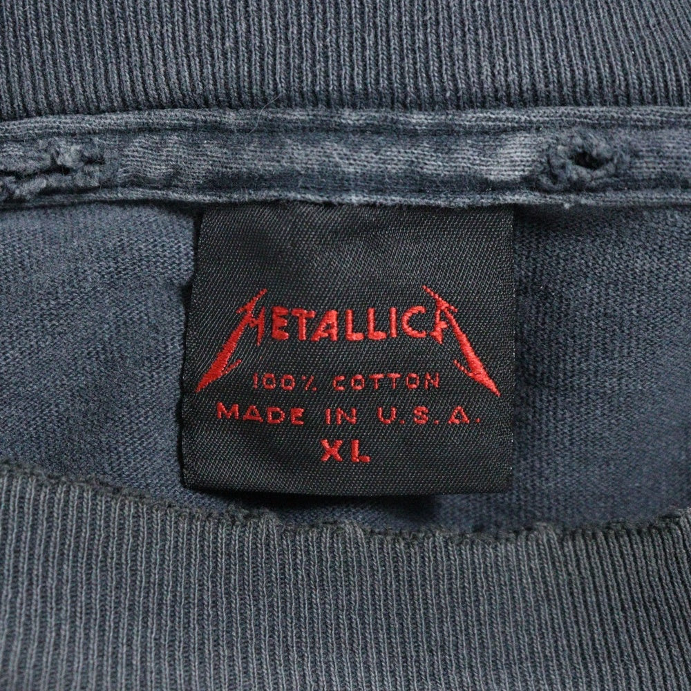 VINTAGE(ヴィンテージ) 1985 METALLICA Metal Up Your Ass メタリカ 両面プリント 半袖Tシャツ カットソー ブラック