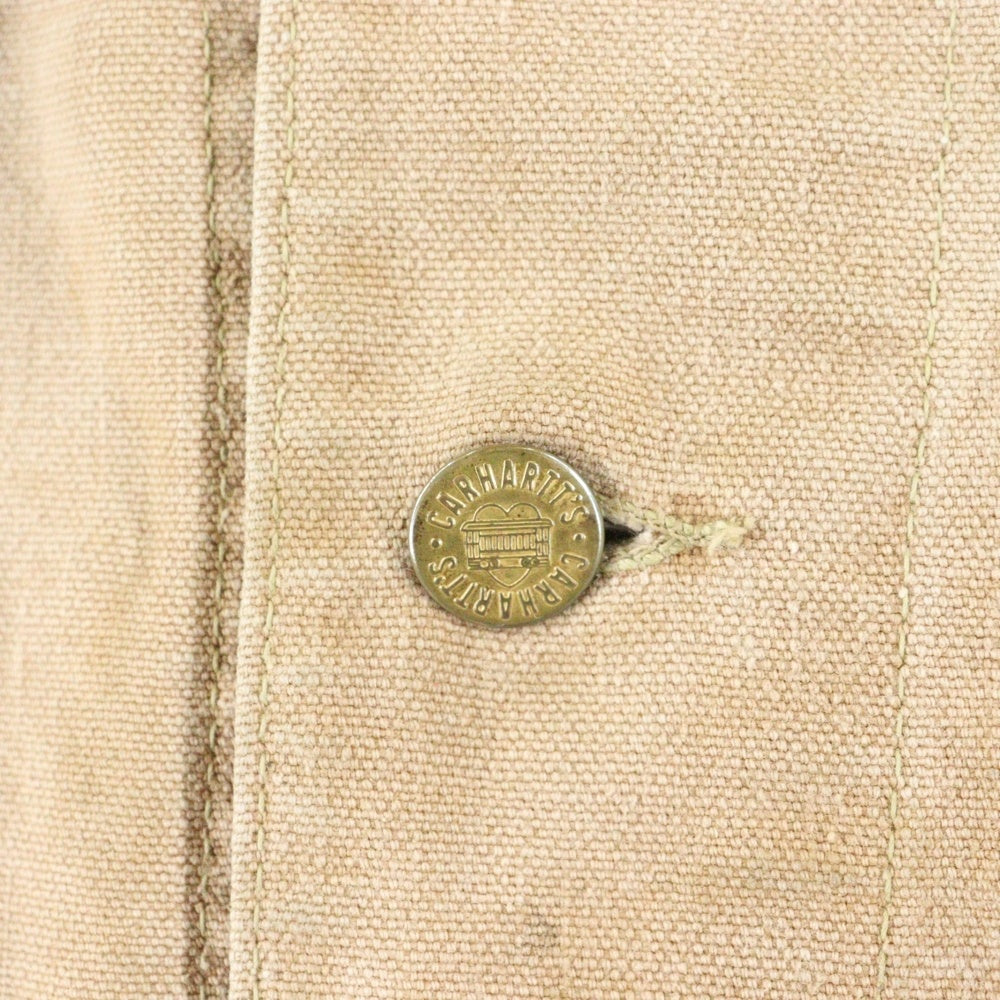 CARHARTT(カーハート) 60s VINTAGE DUCK COVERALL ハートタグ ハートボタン ダック カバーオール ベージュ