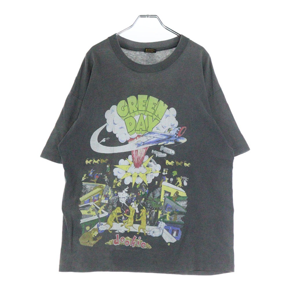 VINTAGE(ヴィンテージ) 90s GREEN DAY グリーンデイ DOOKIE 半袖Tシャツ カットソー ブラック