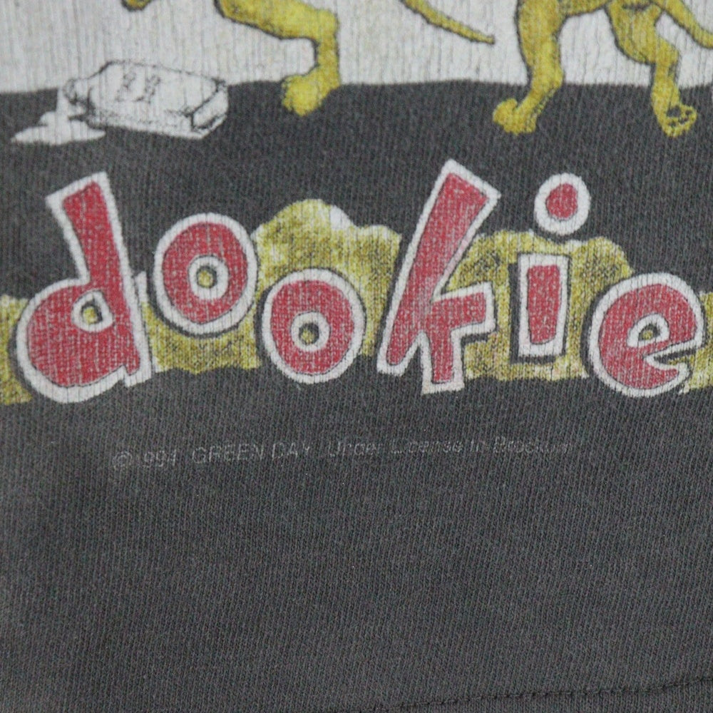 VINTAGE(ヴィンテージ) 90s GREEN DAY グリーンデイ DOOKIE 半袖Tシャツ カットソー ブラック