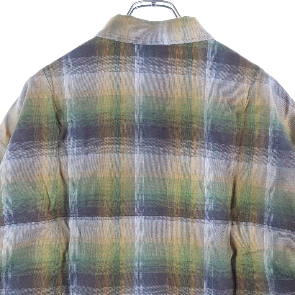 ANCELLM(アンセルム) 24AW R/C CHECK PULL OVER SHIRT チェックプルオーバーシャツ 長袖シャツ ジップアップ チェック