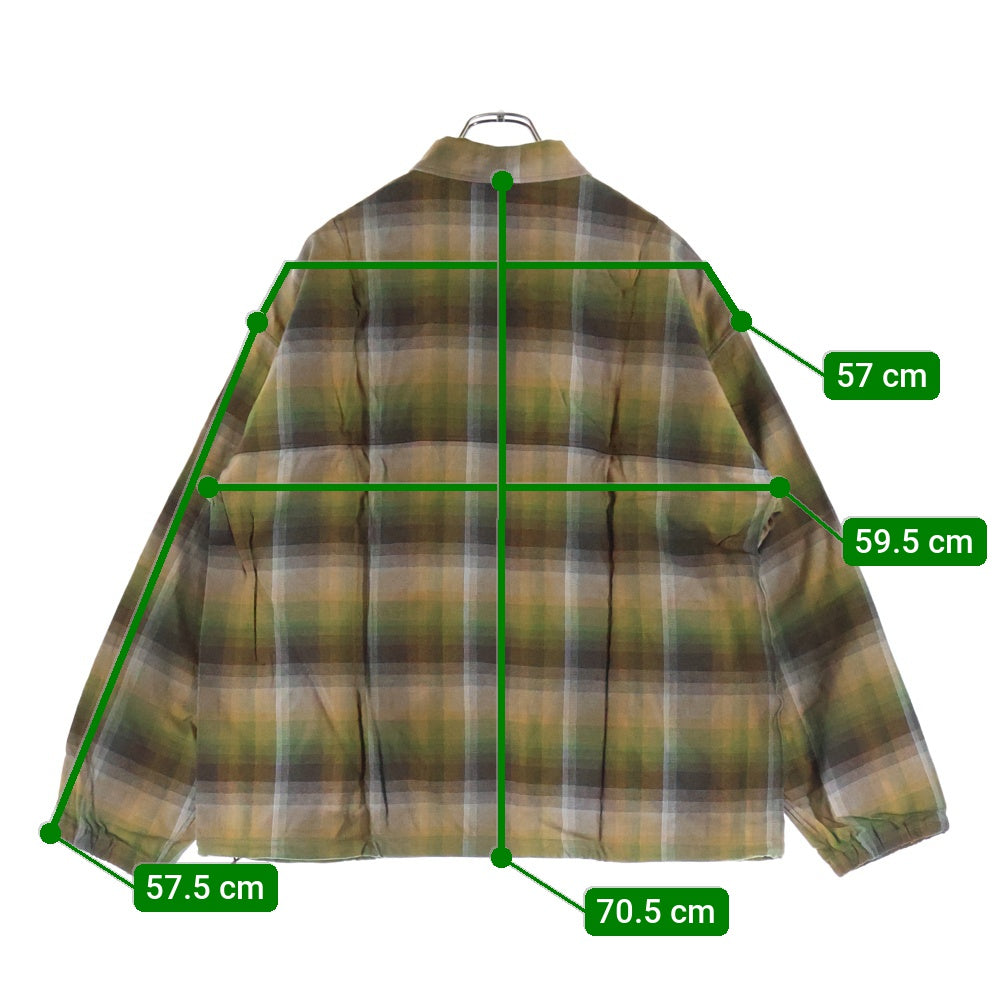 ANCELLM(アンセルム) 24AW R/C CHECK PULL OVER SHIRT チェックプルオーバーシャツ 長袖シャツ ジップアップ チェック
