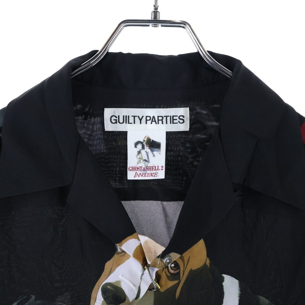 WACKO MARIA(ワコマリア) GHOST IN THE SHELL 2 INNOCENCE S/S HAWAIIAN SHIRT イノセンス ハワイアンシャツ 攻殻機動隊 半袖シャツ ブラック