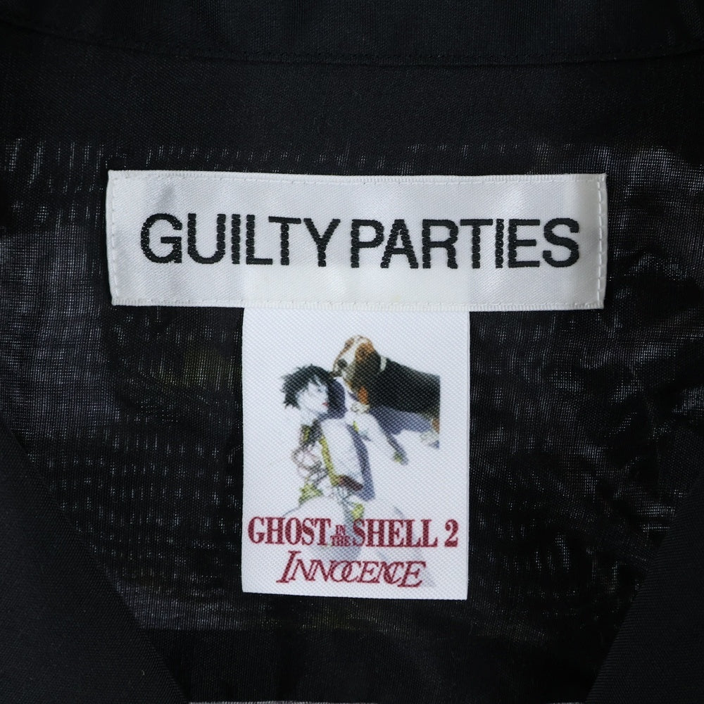 WACKO MARIA(ワコマリア) GHOST IN THE SHELL 2 INNOCENCE S/S HAWAIIAN SHIRT イノセンス ハワイアンシャツ 攻殻機動隊 半袖シャツ ブラック