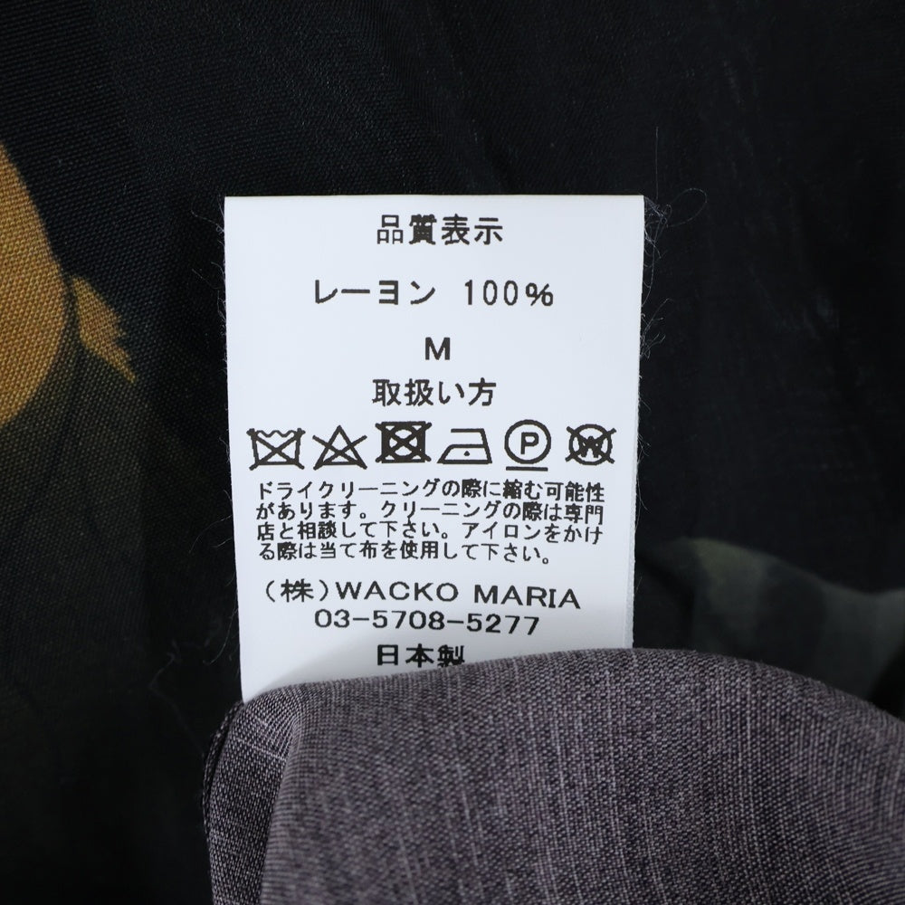 WACKO MARIA(ワコマリア) GHOST IN THE SHELL 2 INNOCENCE S/S HAWAIIAN SHIRT イノセンス ハワイアンシャツ 攻殻機動隊 半袖シャツ ブラック