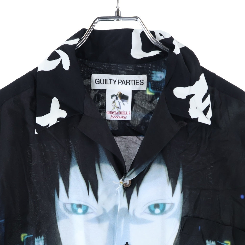 WACKO MARIA(ワコマリア) GHOST IN THE SHELL 2 INNOCENCE S/S HAWAIIAN SHIRT 攻殻機動隊 ハワイアンシャツ ブラック