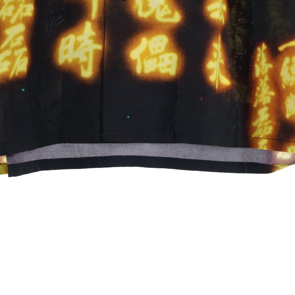 WACKO MARIA(ワコマリア) GHOST IN THE SHELL 2 INNOCENCE S/S HAWAIIAN SHIRT 攻殻機動隊 ハワイアンシャツ ブラック