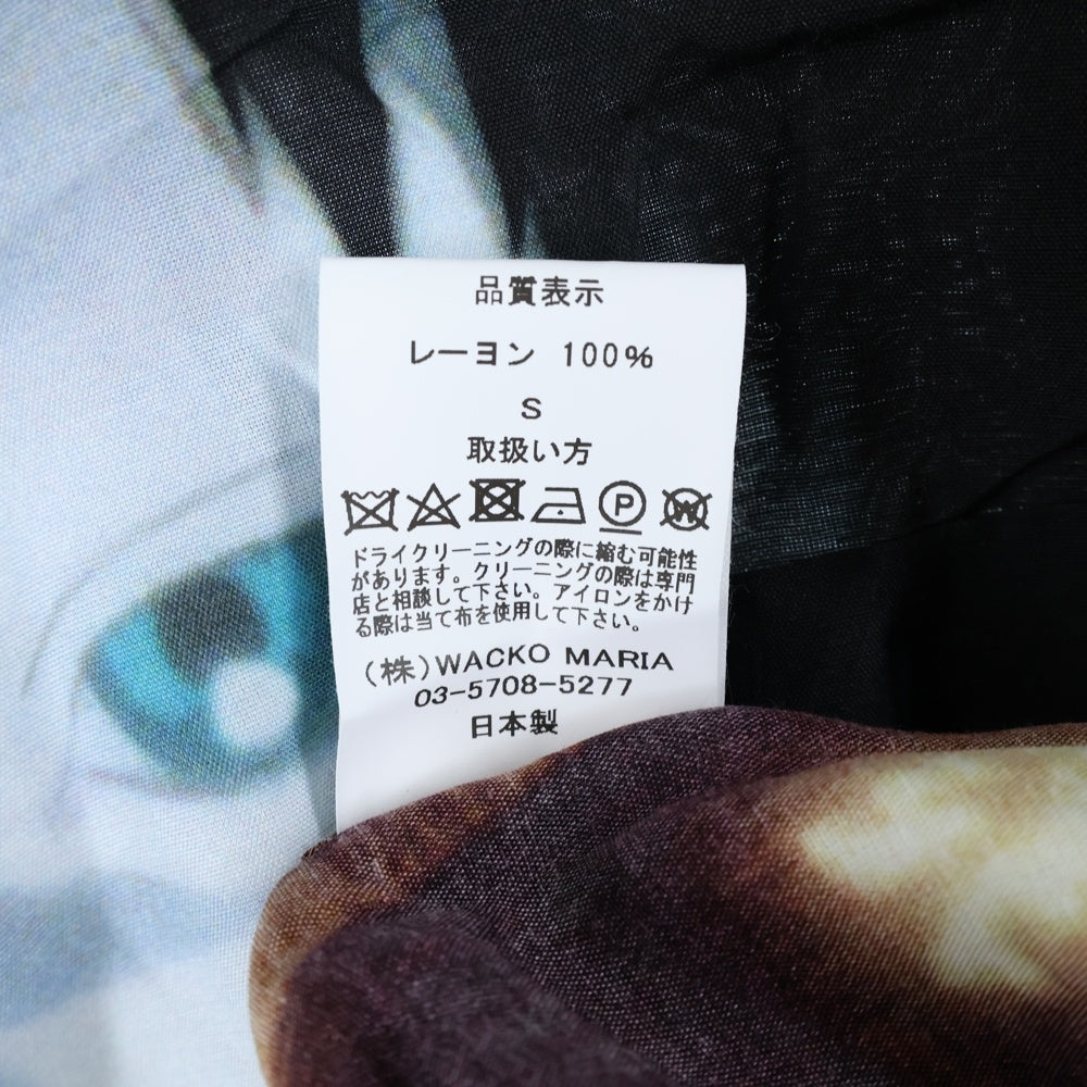 WACKO MARIA(ワコマリア) GHOST IN THE SHELL 2 INNOCENCE S/S HAWAIIAN SHIRT 攻殻機動隊 ハワイアンシャツ ブラック