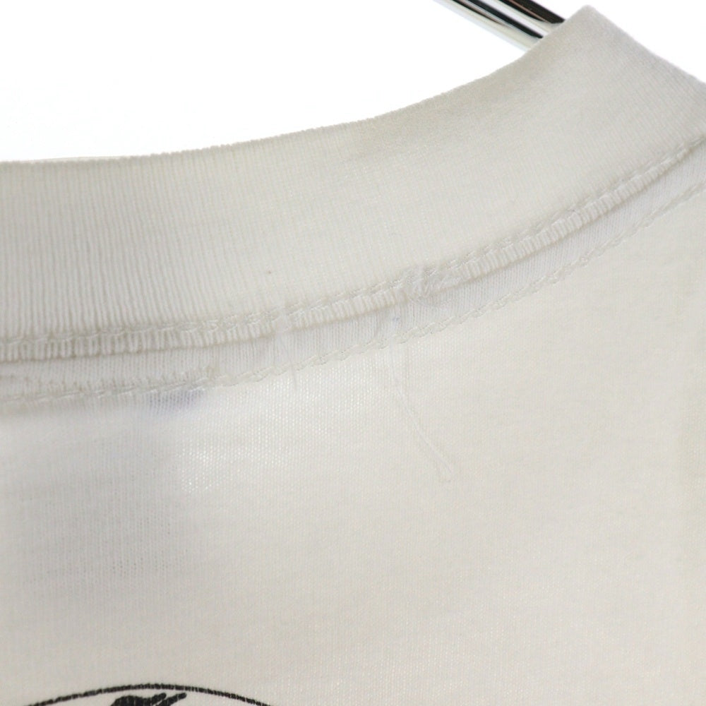CHROME HEARTS(クロムハーツ) OLD バックホースシュー 胸ポケット 半袖Tシャツ カットソー ホワイト