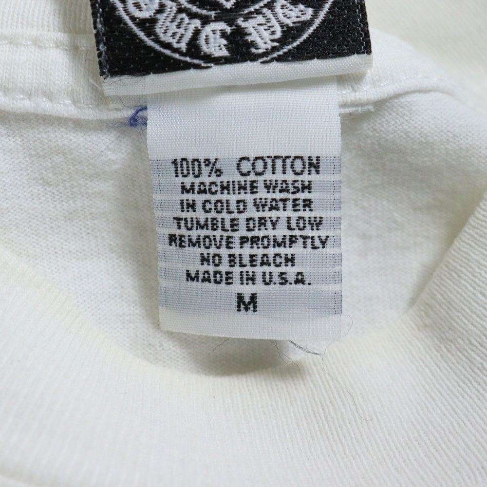 CHROME HEARTS(クロムハーツ) OLD バックホースシュー 胸ポケット 半袖Tシャツ カットソー ホワイト