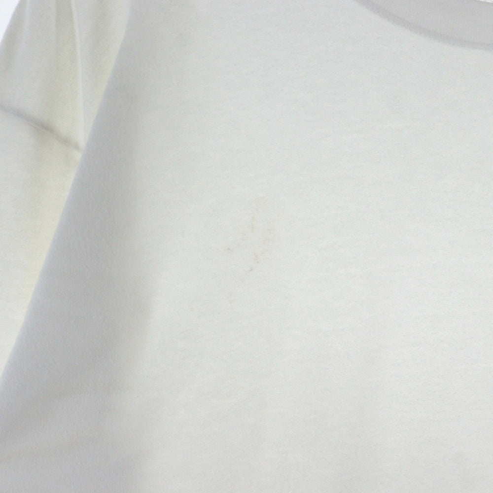 CHROME HEARTS(クロムハーツ) Horseshoe Arm Floral L/S Tee バックホースシュー アームフローラル 長袖Tシャツ ホワイト