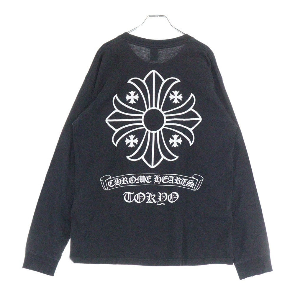 CHROME HEARTS(クロムハーツ) OLD CHプラス 東京限定 長袖カットソー 長袖Tシャツ ブラック