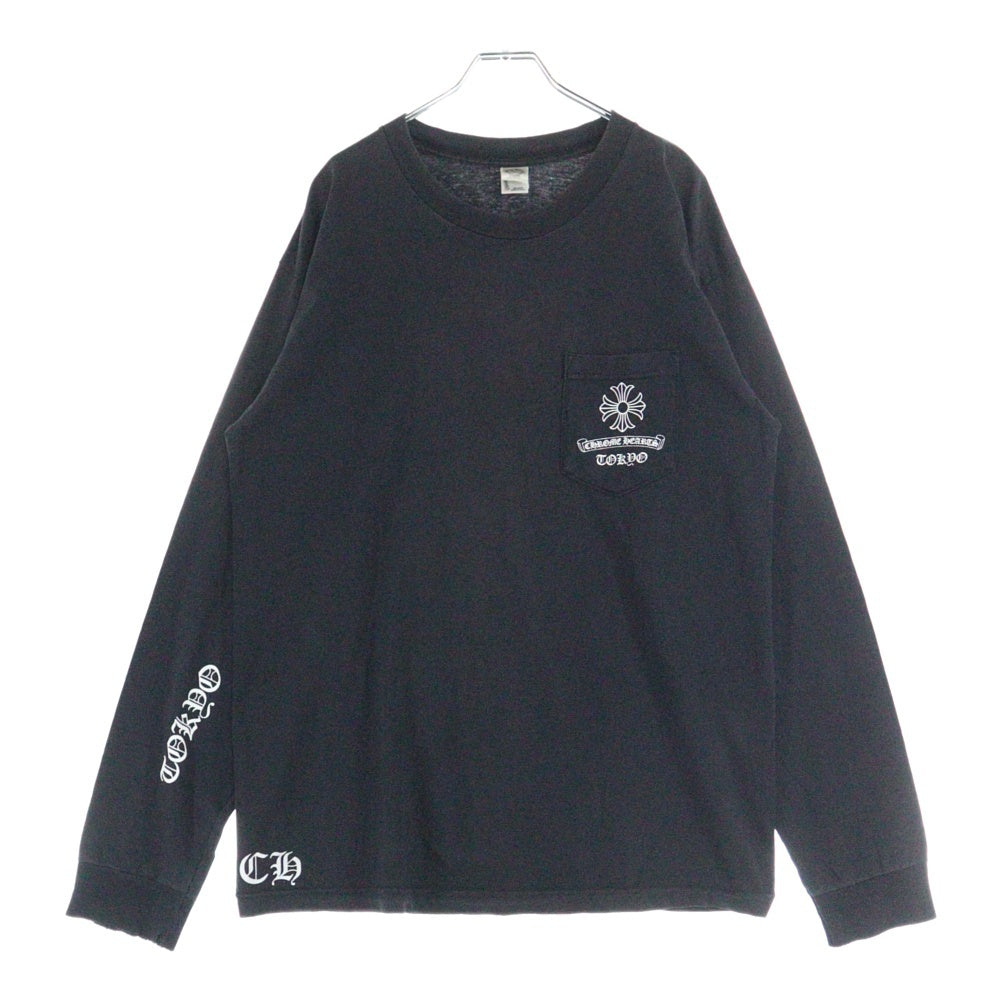 CHROME HEARTS(クロムハーツ) OLD CHプラス 東京限定 長袖カットソー 長袖Tシャツ ブラック