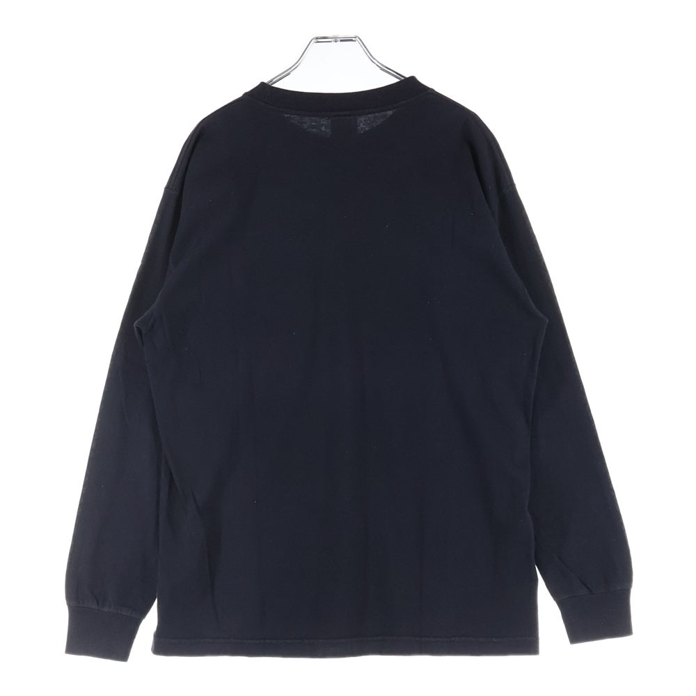 CHROME HEARTS(クロムハーツ) OLD オールドモデル Neck Logo ネックロゴ アームプリント ホースシューポケット 長袖カットソー 長袖Tシャツ ブラック