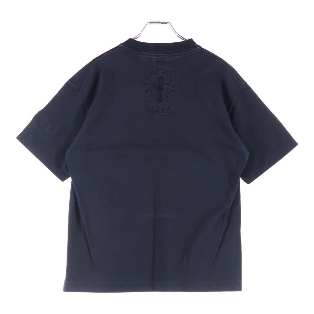 CHROME HEARTS(クロムハーツ) OLD オールドモデル 大阪限定 バック刺繍 ポケット切替 半袖Tシャツ カットソー ブラック