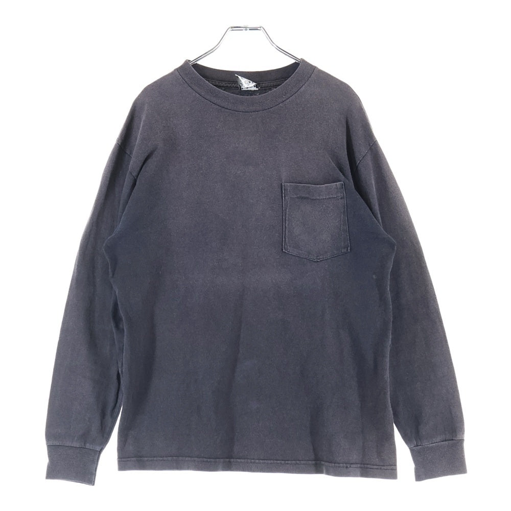 CHROME HEARTS(クロムハーツ) OLD オールドモデル バックセメタリー ホースシュープリントポケット 長袖Tシャツ 長袖カットソー ブラック