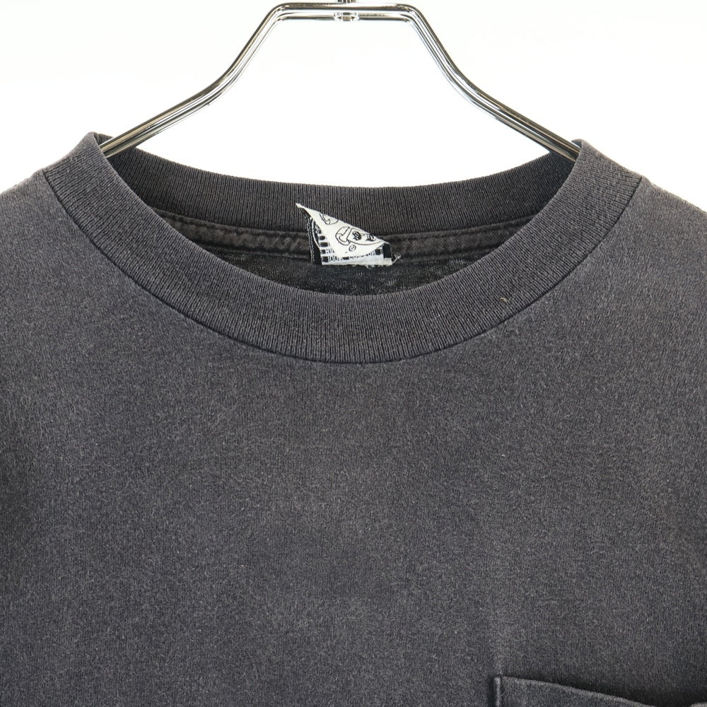 CHROME HEARTS(クロムハーツ) OLD オールドモデル バックセメタリー ホースシュープリントポケット 長袖Tシャツ 長袖カットソー ブラック