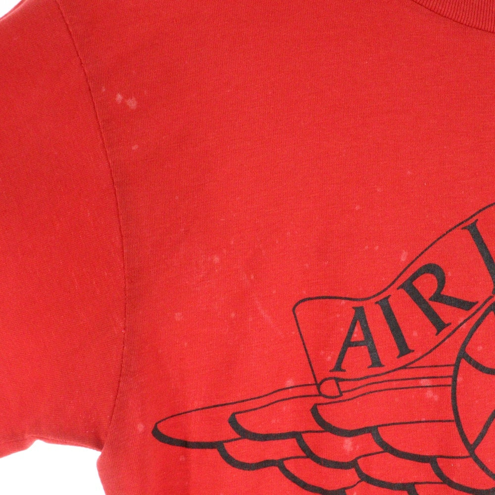 NIKE(ナイキ) 80S VINTAGE Air Jordan Wing Logo 紺タグ ウィングロゴプリント 半袖Tシャツ レッド