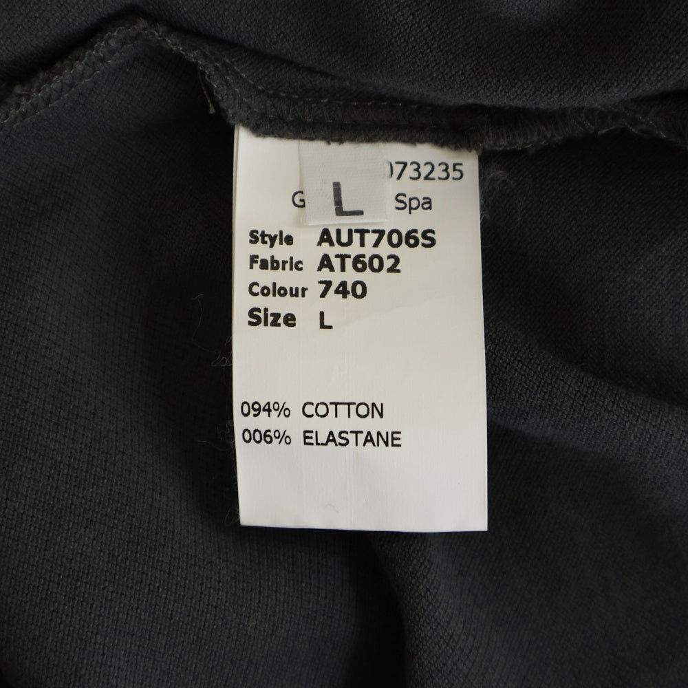 John Galliano(ジョン ガリアーノ) 09AW グラフィックプリント 半袖ポロシャツ グレー