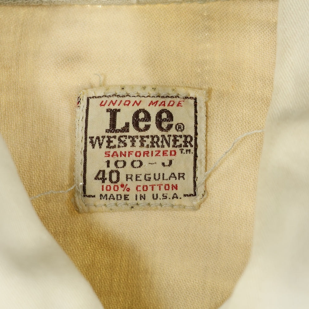 LEE(リー) 60S WESTERNER 100-J ウエスターナ トラッカージャケット ホワイト