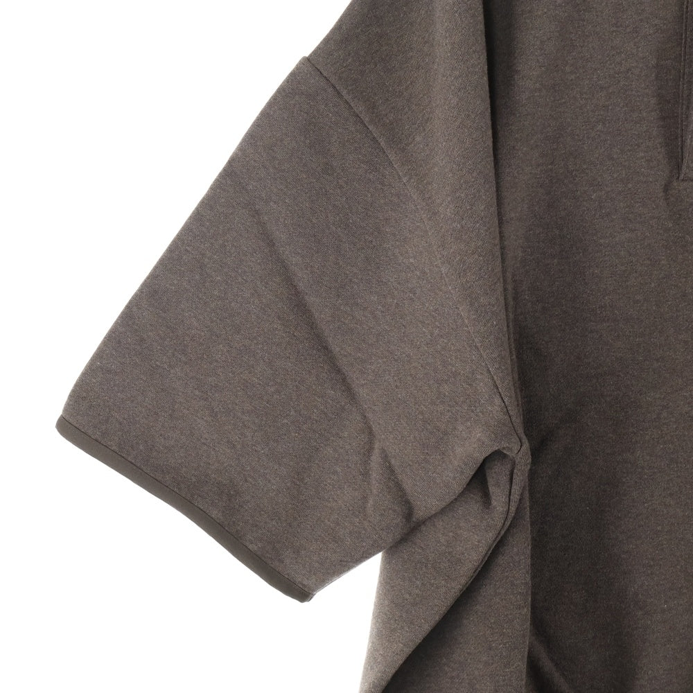 FOG Essentials(エフオージー エッセンシャルズ) polo shirt コットンポリ 半袖ポロシャツ ブラウン