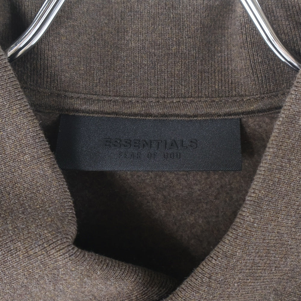 FOG Essentials(エフオージー エッセンシャルズ) polo shirt コットンポリ 半袖ポロシャツ ブラウン
