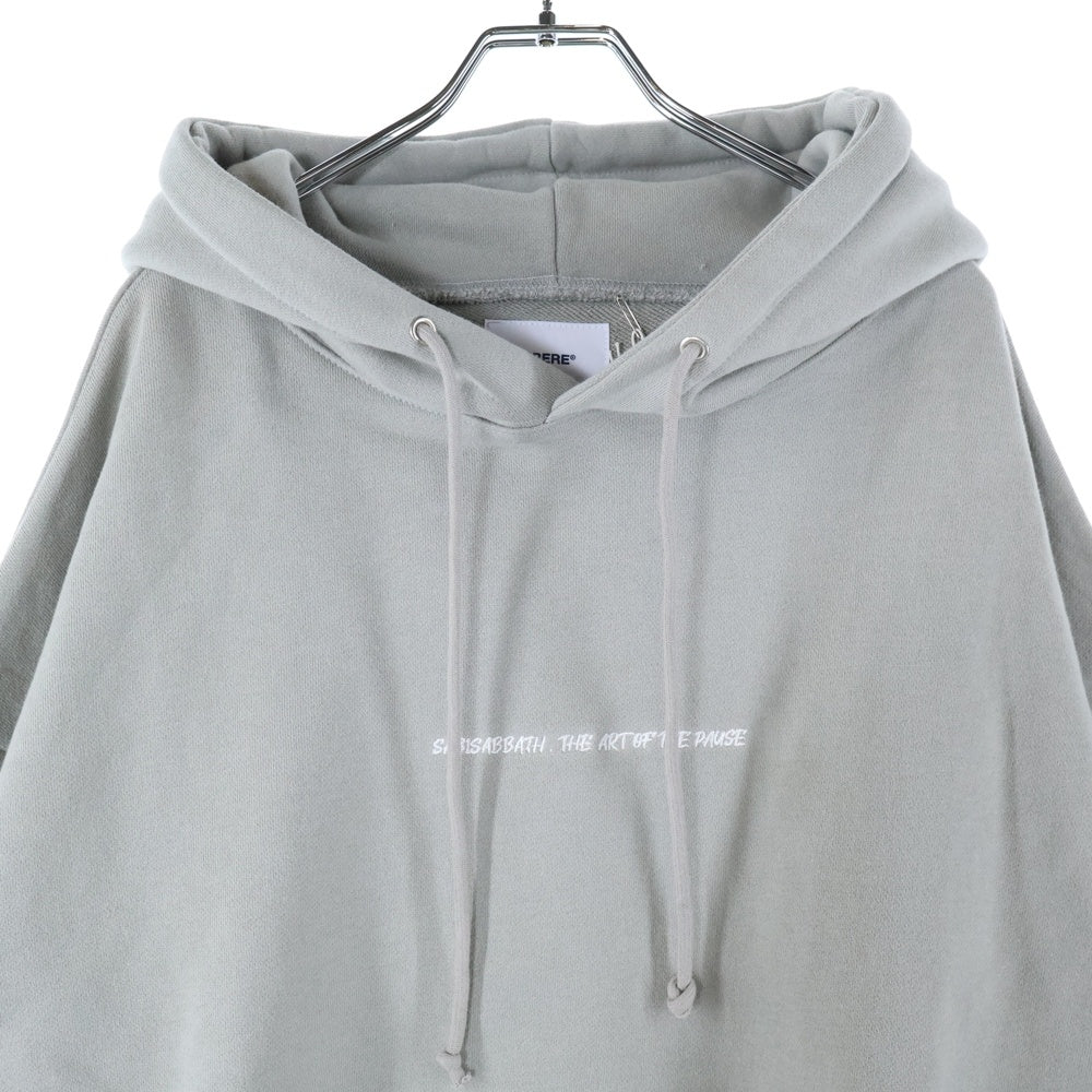 LIBERE(リベーレ) SABBATH LOGO HOODIE サバスロゴ プルオーバーパーカー グレー