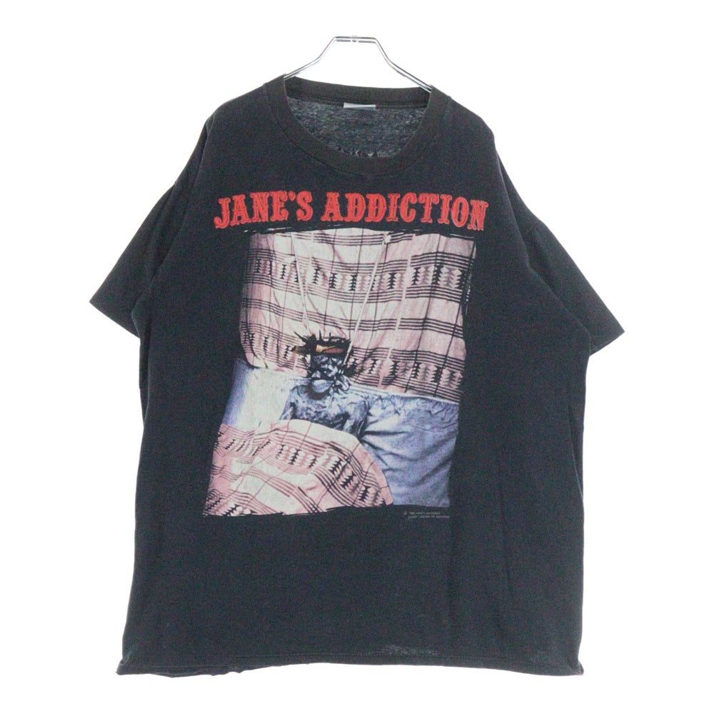 VINTAGE(ヴィンテージ) 90S JANES ADDICTION ARTICLE1 1991 TOUR TEE ヴィンテージ ジェーンズアディクション アーティクル1 1991ツアー 両面プリント 半袖Tシャツ ブラック