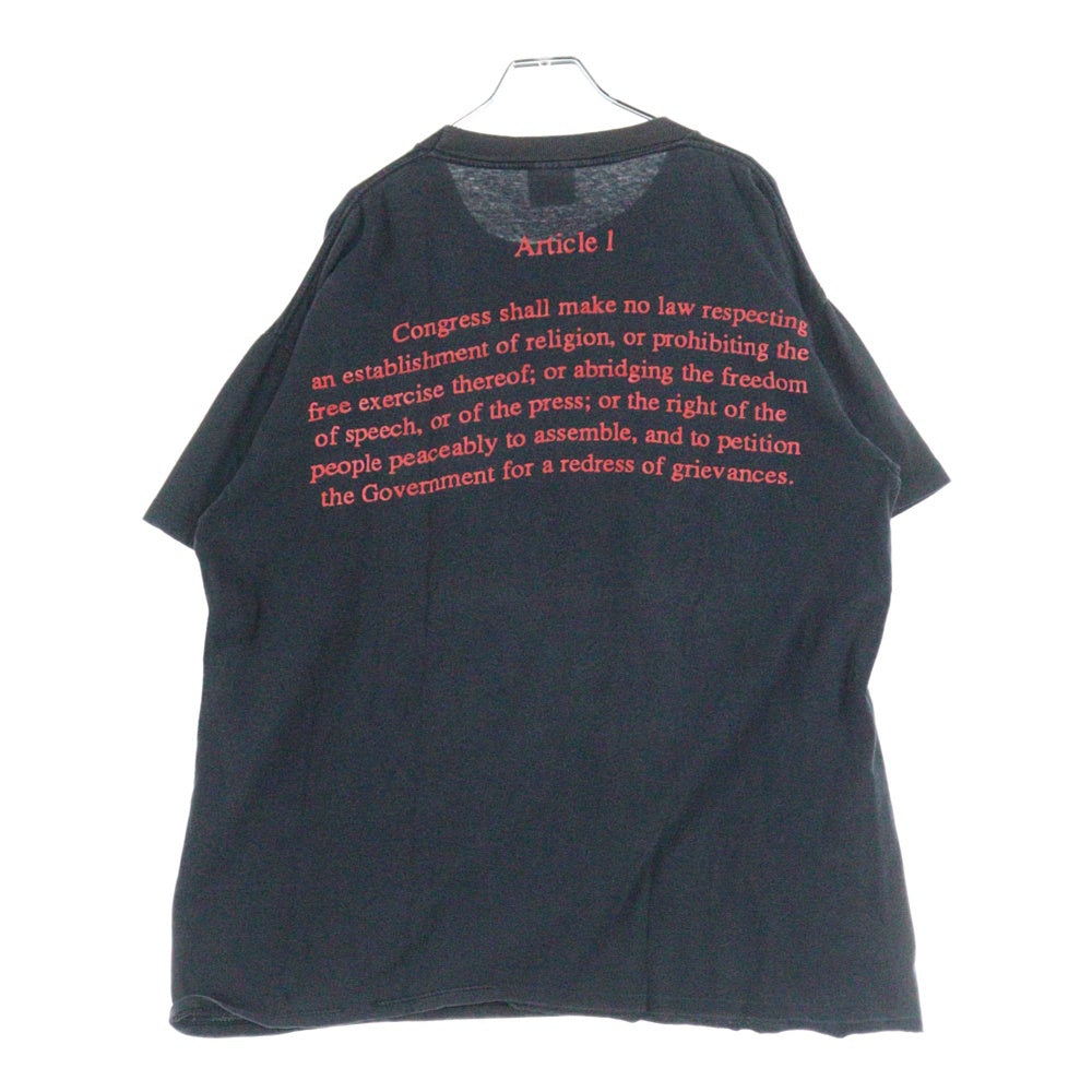 VINTAGE(ヴィンテージ) 90S JANES ADDICTION ARTICLE1 1991 TOUR TEE ヴィンテージ ジェーンズアディクション アーティクル1 1991ツアー 両面プリント 半袖Tシャツ ブラック